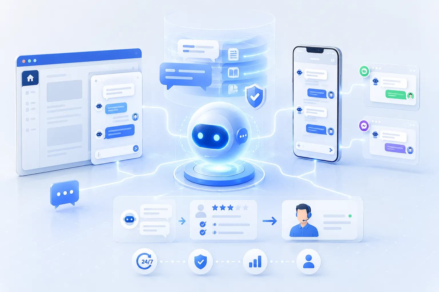 Cross-Platform AI Chatbot